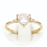 Μονόπετρο δαχτυλίδι χρυσό - GD405