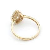 Μονόπετρο δαχτυλίδι χρυσό - GD409