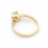 Μονόπετρο δαχτυλίδι χρυσό - GD411