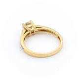 Μονόπετρο δαχτυλίδι χρυσό - GD414