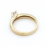 Μονόπετρο δαχτυλίδι χρυσό - GDZ324