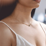 Swarovski χρυσό κολιέ