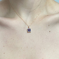 Swarovski ροζ χρυσό κολιέ