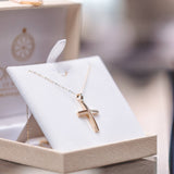 Βαπτιστικός σταυρός με αλυσίδα