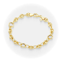 Ασημένιο βραχιόλι Vogue σχέδιο αλυσίδα