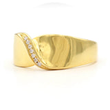 Ασημένιο γυναικείο δαχτυλίδι επίχρυσο με πέτρες ζιργκόν