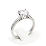 Ασημένιο δαχτυλίδι με λευκό ζιργκόν