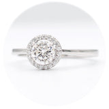 Ασημένιο δαχτυλίδι με μοϊσανίτη