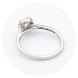 Ασημένιο δαχτυλίδι με μοϊσανίτη