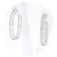 Ασημένια σκουλαρίκια