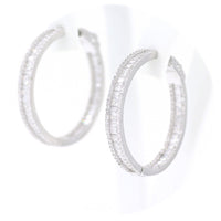 Ασημένια σκουλαρίκια