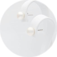 Ασημένια σκουλαρίκια με μαργαριτάρια 7.80mm