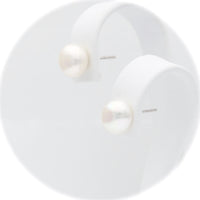 Ασημένια σκουλαρίκια με μαργαριτάρια 8.50mm