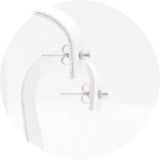 Ασημένια σκουλαρίκια μπίλιες 3.00mm