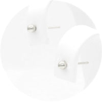 Ασημένια σκουλαρίκια μπίλιες 3.00mm