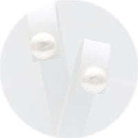 Ασημένια σκουλαρίκια με μαργαριτάρια 9.40mm