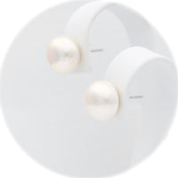 Ασημένια σκουλαρίκια με μαργαριτάρια 10.70mm