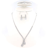 Λευκόχρυσο σετ