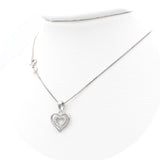 Ασημένιο γυναικείο κολιέ 925 με μοτίφ καρδιά