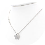 Ασημένιο κολιέ 925 με σχέδιο πεταλούδα