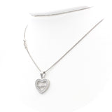 Ασημένιο γυναικείο κολιέ με μενταγιόν καρδιά