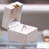 Μονόπετρο δαχτυλίδι λευκόχρυσο - WD415