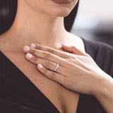 Λευκόχρυσο δαχτυλίδι - WD435