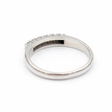 Λευκόχρυσο δαχτυλίδι σειρέ με διαμάντια - WDX148