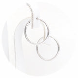 Λευκόχρυσα σκουλαρίκια