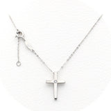 Λευκόχρυσο κολιέ