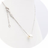 Λευκόχρυσο κολιέ