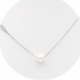 Λευκόχρυσο κολιέ