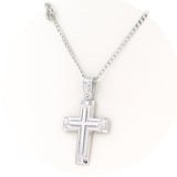 Βαπτιστικός σταυρός με αλυσίδα