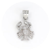 Ασημένιο ανάγλυφο ζώδιο "Καρκίνος"