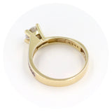 Μονόπετρο δαχτυλίδι χρυσό - GD355
