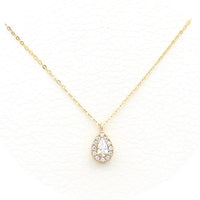 Χρυσό κολιέ ροζέτα