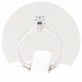 Μονόπετρο δαχτυλίδι λευκόχρυσο με διαμάντι - WDX098