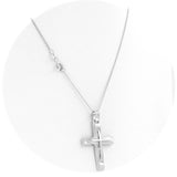 Βαπτιστικός σταυρός με αλυσίδα