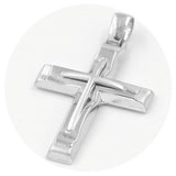 Βαπτιστικός σταυρός με αλυσίδα