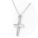 Βαπτιστικός σταυρός με αλυσίδα