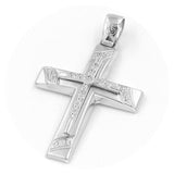 Λευκόχρυσος βαπτιστικός σταυρός