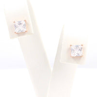 Ασημένια σκουλαρίκια - Orange - Kosmima