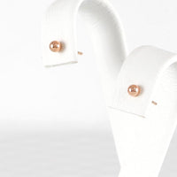 Ασημένια σκουλαρίκια - Orange - Kosmima