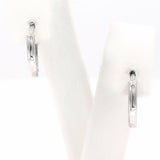 Ασημένια σκουλαρίκια - Orange - Kosmima