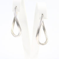 Ασημένια σκουλαρίκια - Orange - Kosmima