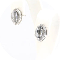 Ασημένια σκουλαρίκια - Orange - Kosmima