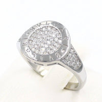 Επιπλατινωμένο ασημένιο δαχτυλίδι με λευκά ζιργκόν