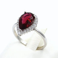 Ασημένιο δαχτυλίδι - Orange - Kosmima