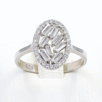 Ασημένιο δαχτυλίδι - Orange - Kosmima