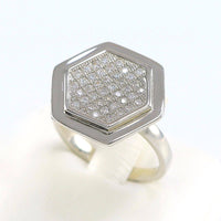 Ασημένιο δαχτυλίδι - Orange - Kosmima